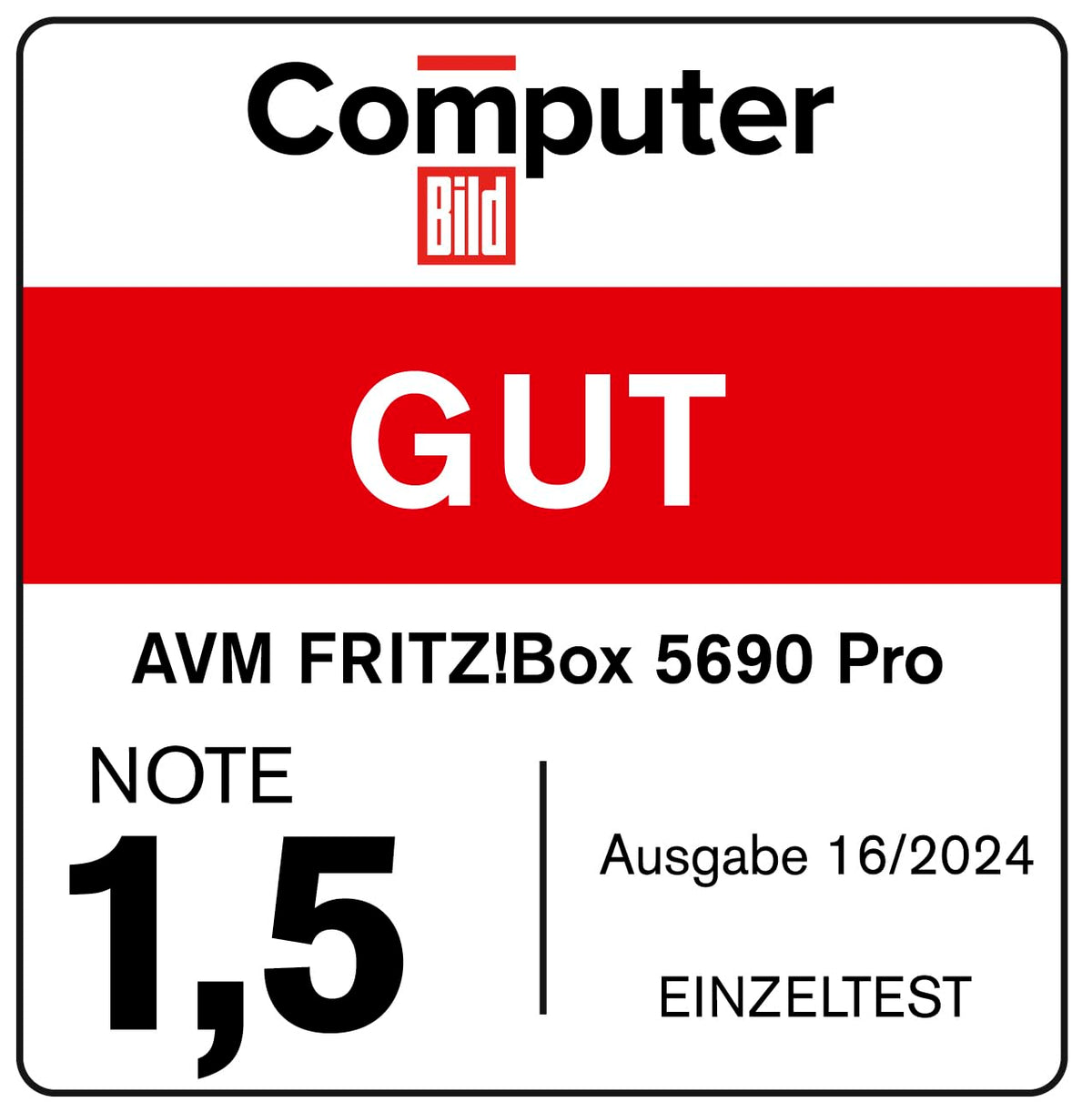 AVM FRITZ!Box 5690 Pro DSL Glasfaser Router Wi-Fi 7 18,5 GBit/s WLAN Mesh