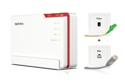 AVM FRITZ!Box 5690 Pro DSL Glasfaser Router Wi-Fi 7 18,5 GBit/s WLAN Mesh