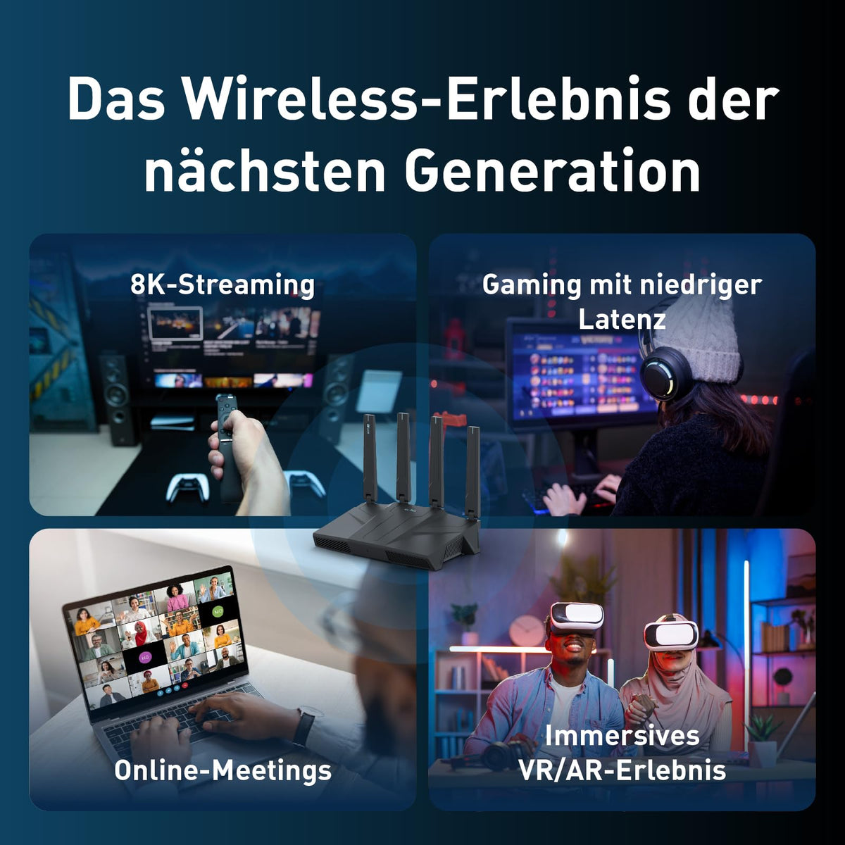 GL.iNet GL-BE6500 Flint 3e Wi-Fi 7 Router VPN 6,5 GBit/s WireGuard Gaming
