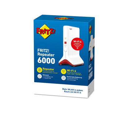 AVM FRITZ!Repeater 6000 WLAN Mesh Repeater Wi-Fi 6 6 GBit/s Triband