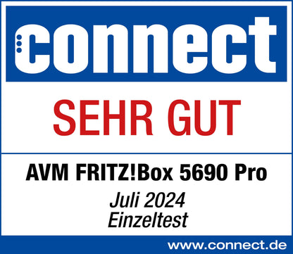 AVM FRITZ!Box 5690 Pro DSL Glasfaser Router Wi-Fi 7 18,5 GBit/s WLAN Mesh