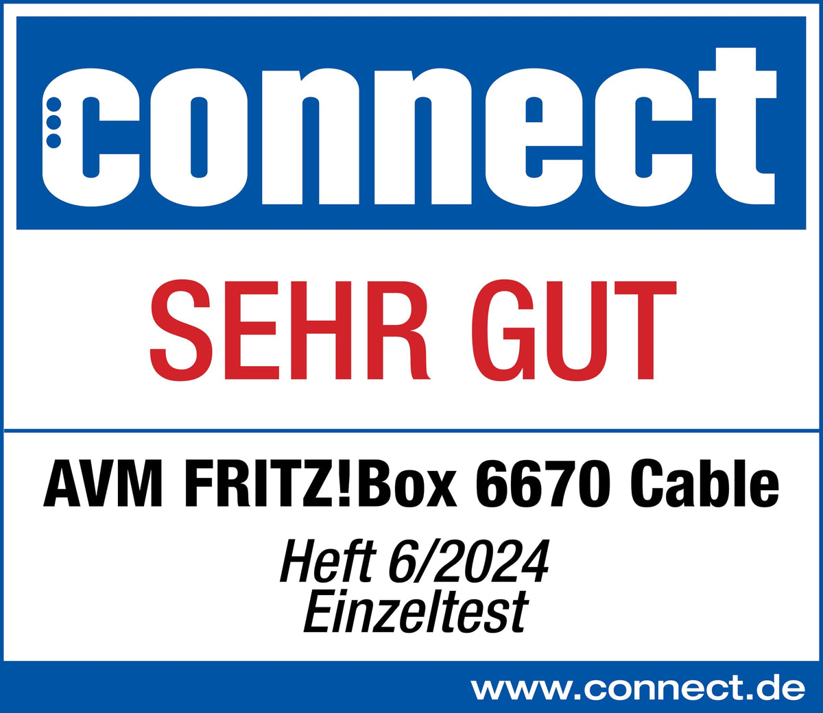 AVM FRITZ!Box 6670 Kabel Router DOCSIS 3.1 Wi-Fi 7 3,6 GBit/s Zigbee
